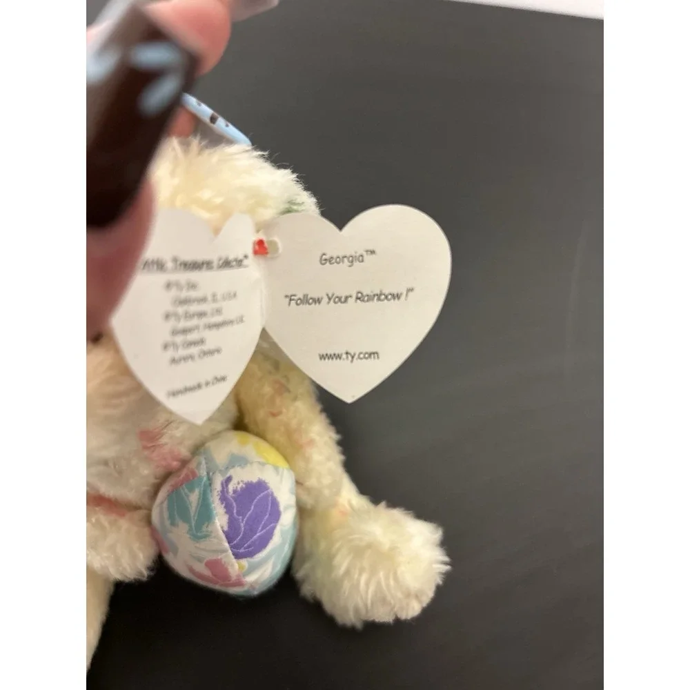 Ty Beanie‎ Babies Georgia Bunny Rabbit Plush 